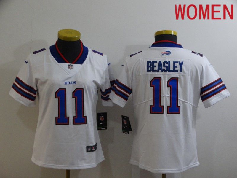 Women Buffalo Bills #11 Beasley White Nike Limited Vapor Untouchable NFL Jerseys->buffalo bills->NFL Jersey